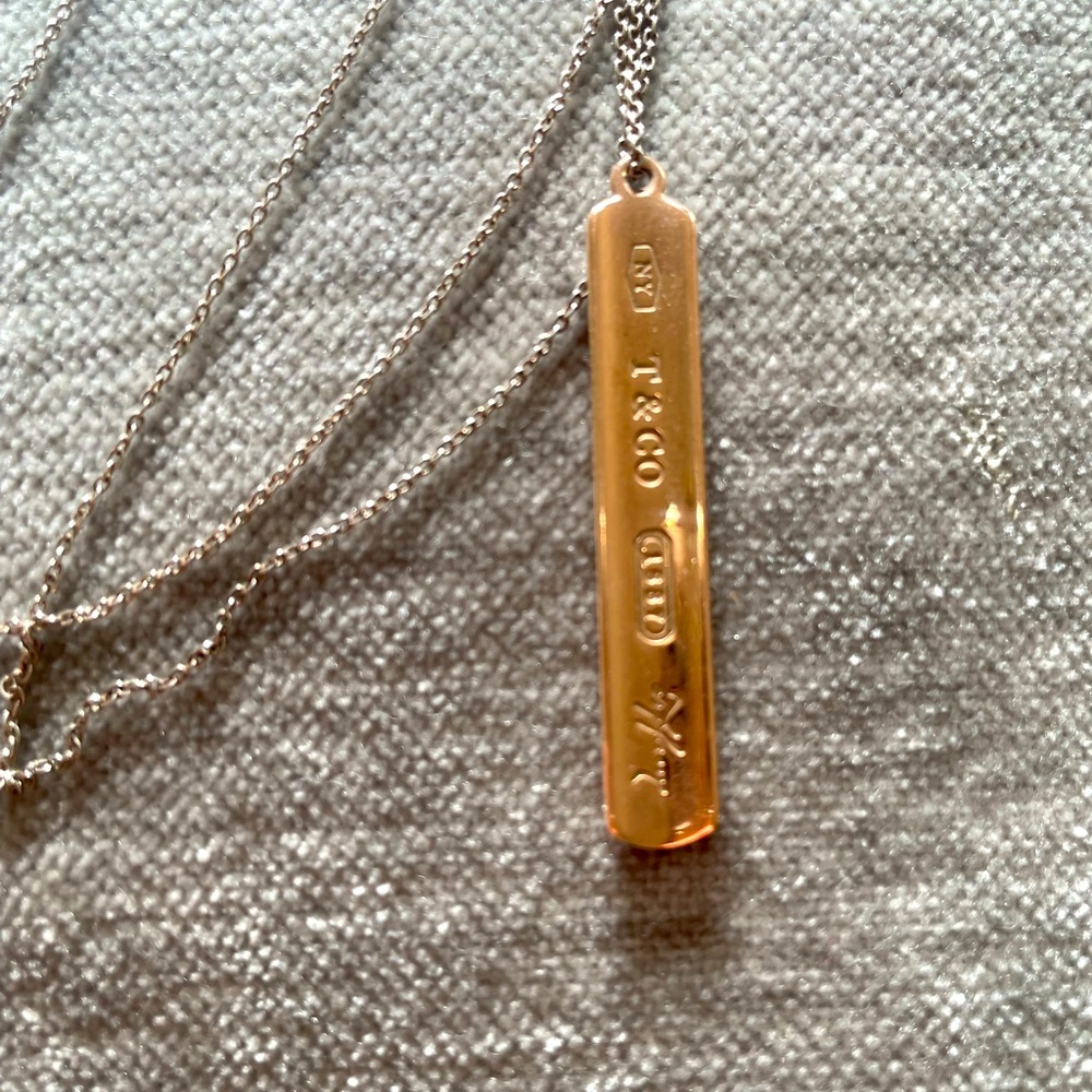 Tiffany & co. Rose gold necklace